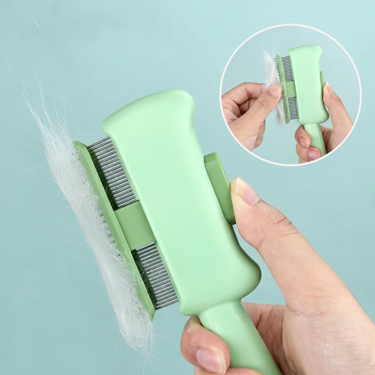 Self-Cleaning Deshedding Brush
