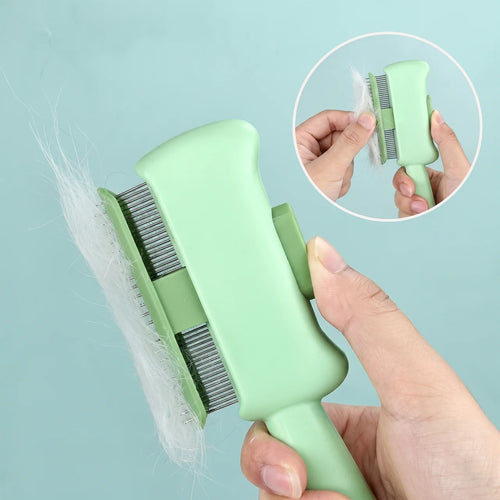 Self-Cleaning Deshedding Brush
